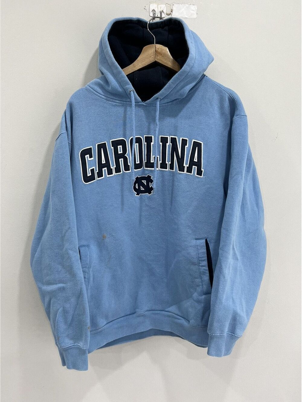 Vintage Carolina Spellout Hoodie Sweater
